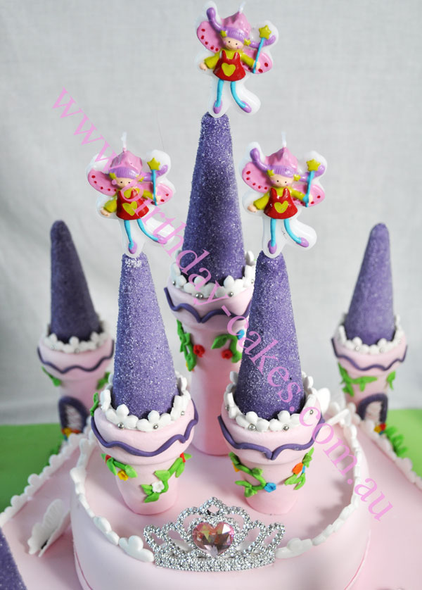 castle cake topper
